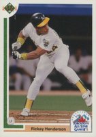 1991 Upper Deck Final Edition #86F Rickey Henderson Baseball Card