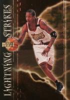 2000 Upper Deck Lightning Strikes #LS1 Allen Iverson Basketball Card