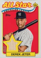 2024 Topps 1989 Topps Baseball All-Star Relics #DJ Derek Jeter Baseball Card