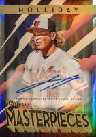 2022 Bowman's Best Bowman Masterpieces #BM9 Jackson Holliday Autograph Baseball Card