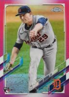 2021 Topps Chrome #103 Tarik Skubal Magenta Refractor Baseball Card