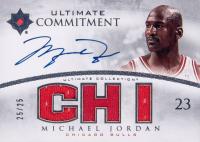 2007 Upper Deck Ultimate Collection Commitment #UCMJ Michael Jordan Autograph-Silver 25 Basketball Card