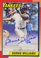 2025 Topps 1990 Topps Baseball Autographs #90ABW Bernie Williams Baseball Card