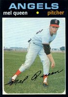 1971 Topps #736 Mel Queen Short Print Baseball Card