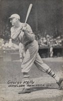 1926 Exhibit Postcard backs (1926-1929) # George Kelly Baseball Card
