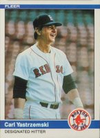 1984 Fleer #412 Carl Yastrzemski Baseball Card