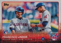 2015 Topps Update #US286 Francisco Lindor Baseball Card