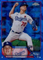 2023 Topps Chrome Update Sapphire Edition #188 Bobby Miller Baseball Card