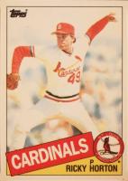 1985 Topps Tiffany #321 Ricky Horton Baseball Card