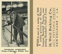1916 Weil Baking Co. #36 Charlie Comiskey Baseball Card