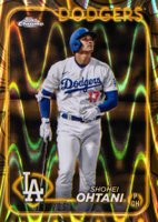 2024 Topps Gilded Collection #1 Shohei Ohtani Gold Raywave Baseball Card
