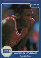 1985 Star Lite #4 Michael Jordan Basketball Card