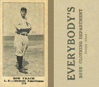 1916 Everybody's #179 Bob Veach Baseball Card