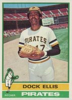 1976 Topps #528 Dock Ellis Baseball Card