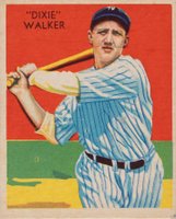 1934 Diamond Stars  #12 Dixie Walker Baseball Card