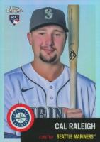 2022 Topps Chrome Platinum Anniversary #237 Cal Raleigh Refractor Baseball Card