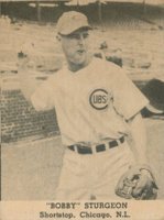 1947 Tip Top Bread # Bobby Sturgeon Baseball Card