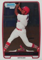 2012 Bowman Prospects #BCP102 Oscar Taveras Chrome Baseball Card