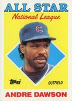 1988 Topps #401 Andre Dawson Baseball Card