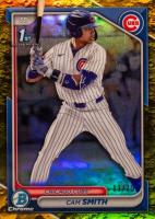 2024 Bowman Draft #BDC67 Cam Smith Chrome-Yellow Lunar Crater Refractor Baseball Card