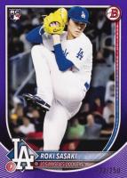 2025 Bowman #12 Roki Sasaki Purple Baseball Card