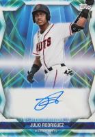 2021 Topps Pro Debut Future Cornerstones Autographs #FCJR Julio Rodriguez Baseball Card