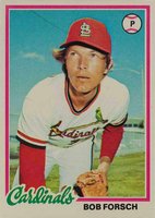 1978 Topps #58 Bob Forsch Baseball Card