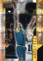 1996 Bowman's Best Cuts #BC6 Anfernee Hardaway Atomic Refractor Basketball Card