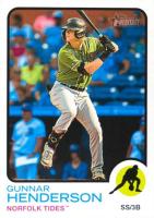 2022 Topps Heritage Minor League #147 Gunnar Henderson Baseball Card