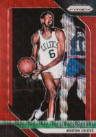 2018 Panini Prizm #25 Bill Russell Ruby Wave Basketball Card