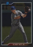 2020 Bowman Heritage Chrome Prospects #BW Bobby Witt Jr. Baseball Card