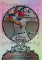 2006 Bowman Sterling #BS-RZ Ryan Zimmerman Refractor Baseball Card