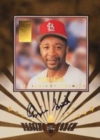 1997 Donruss Elite Passing the Torch #12 Derek Jeter/Ozzie Smith Autograph Baseball Card
