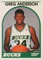 1989 Hoops #342 Greg Anderson Basketball Card