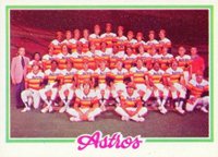 1978 Topps #112 Houston Astros Team Baseball Card