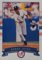 2002 Fleer #279 Derek Jeter Tiffany Baseball Card