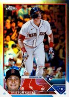 2023 Topps Chrome #174 Triston Casas Refractor Baseball Card
