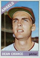 1966 Topps #340 Dean Chance Baseball Card