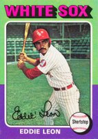 1975 Topps #528 Eddie Leon Baseball Card