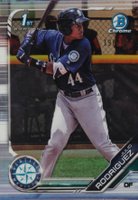2019 Bowman Prospects Chrome #33 Julio Rodriguez Refractor Baseball Card