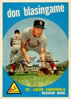 1959 Topps #491 Don Blasingame Baseball Card
