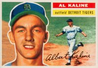 1956 Topps #20g Al Kaline Gray back Baseball Card