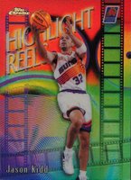 1999 Topps Chrome Highlight Reels #HR14 Jason Kidd Refractor Basketball Card