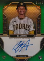 2022 Topps Triple Threads Rookie Autographs #RACA CJ Abrams Emerald Baseball Card