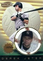 1999 Pacific Invincible #100 Derek Jeter Opening Day Baseball Card