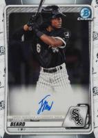 2020 Bowman Chrome Prospect Autographs #CPAJBE James Beard Baseball Card