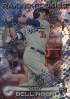 2017 Bowman's Best Raking Rookies #RR-CB Cody Bellinger Atomic Refractor Baseball Card