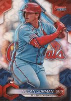2023 Bowman's Best #29 Nolan Gorman Refractor Baseball Card