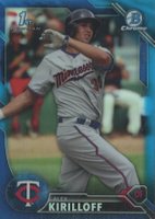 2016 Bowman Draft  #BDC90 Alex Kirilloff Chrome-Blue Refractor Baseball Card