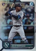 2022 Bowman Chrome NSCC Wrapper Redemption #JR Julio Rodriguez Baseball Card